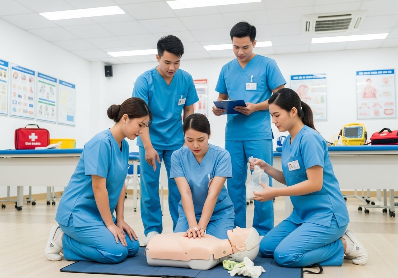 工場での作業風景